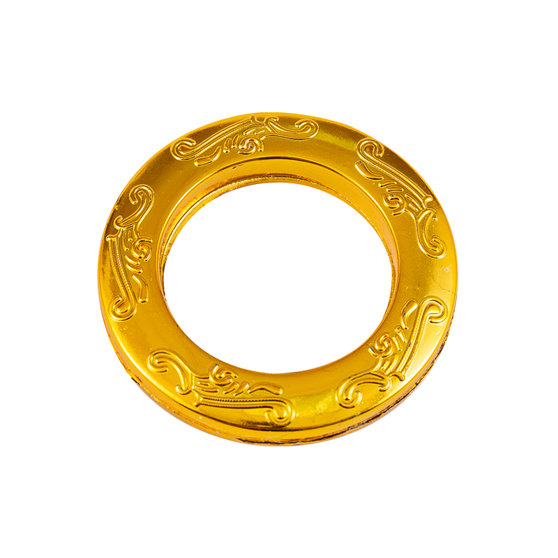 Anillos de cortina integrados con cinta