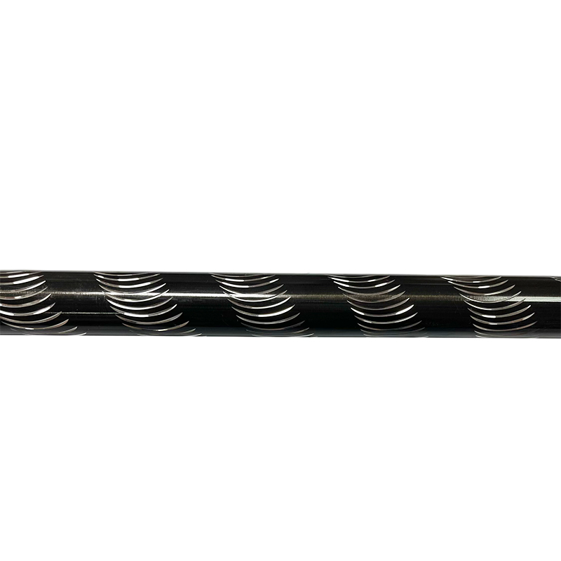 Barra de cortina de aluminio de media luna única